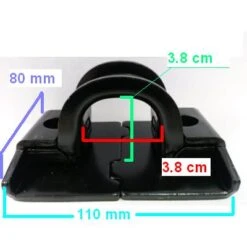 Abus Anneau Fixation Sol Et Mur Pour Vélo -Lecyclo Vélo Promos Boutique anneau fixation sol et mur pour velo full 3