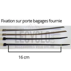 Caisse Vélo En Bois Sur Porte Bagages Avant Two-O -Lecyclo Vélo Promos Boutique caisse velo en bois sur porte bagages avant two o full 6