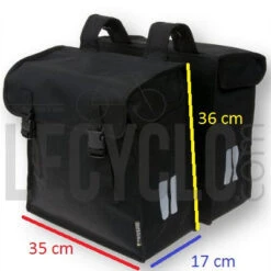 Double Sacoches Vélo 47L Mara XXL Basil -Lecyclo Vélo Promos Boutique double sacoches velo 47l mara xxl basil full 6