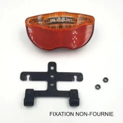 Eclairage Arrière Et Catadioptre Sur Porte-bagage De Vélo -Lecyclo Vélo Promos Boutique feu qlite2