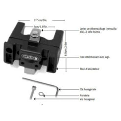 Fixation Pour Guidon Avec Serrure Ortlieb -Lecyclo Vélo Promos Boutique fixation pour guidon avec serrure ortlieb full 4