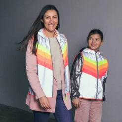 Gilet Réfléchissant Multicolore Pour Femmes Darkflow Go Fluo -Lecyclo Vélo Promos Boutique gilet reflechissant multicolore pour femmes darkflow go fluo full 3