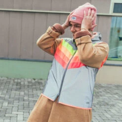 Gilet Réfléchissant Multicolore Pour Femmes Darkflow Go Fluo -Lecyclo Vélo Promos Boutique gilet reflechissant multicolore pour femmes darkflow go fluo full 4