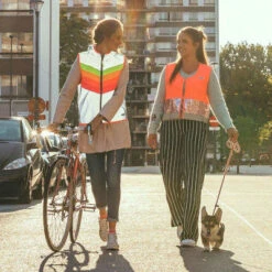 Gilet Réfléchissant Multicolore Pour Femmes Darkflow Go Fluo -Lecyclo Vélo Promos Boutique gilet reflechissant multicolore pour femmes darkflow go fluo full 6