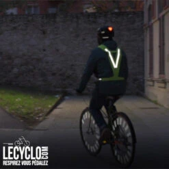 M-Wave Harnais Réfléchissant De Sécurité Pour Cycliste -Lecyclo Vélo Promos Boutique harnais reflechissant de securite pour cycliste full 4
