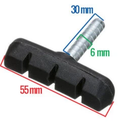 Patin De Frein Monobloc Cantilever 55 Mm - Par 2 -Lecyclo Vélo Promos Boutique patin de frein monobloc cantilever 55 mm par 2 full 5