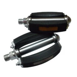 Messingschlager Pédales Vintage Rubber Pour Vélo