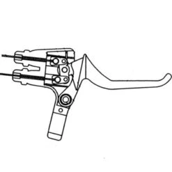 Poignée Frein Vélo Gauche Avec Une Commande Pour Avant & Arrière -Lecyclo Vélo Promos Boutique poignee frein velo gauche avec une commande pour avant arriere full 4