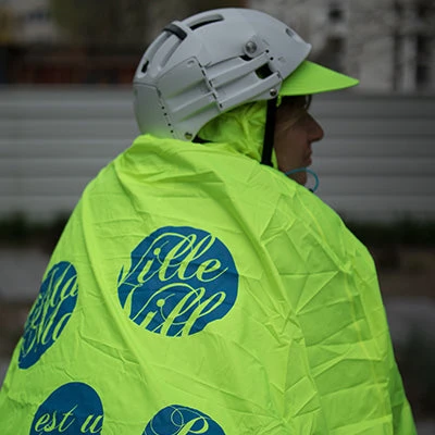 Poncho Pluie étanche Pour Cycliste Urbain Fulap Spad De Ville – Image 6