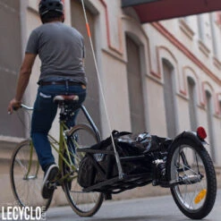 Remorque De Vélo Mono Roue Sur Tige De Selle Avec Sac étanche -Lecyclo Vélo Promos Boutique remorque de velo mono roue sur tige de selle avec sac etanche full 6