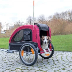 Remorque Vélo Pour Chien De Moins De 22 Kg - Trixie -Lecyclo Vélo Promos Boutique remorque velo pour chien de moins de 22 kg trixie full 4