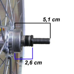 Roue Vélo Arrière City 650B Monovitesse -Lecyclo Vélo Promos Boutique roue velo arriere city 650b monovitesse full 3