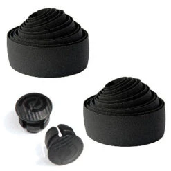 Bike Ribbon Ruban Pour Cintre De Vélo Cork Plus Uni Noir - BikeRibbon -Lecyclo Vélo Promos Boutique ruban pour cintre de velo cork plus uni noir bikeribbon full 3