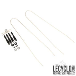 Set Garde-boue Aluminium 28 Pouces R'Light Stronglight - Argent -Lecyclo Vélo Promos Boutique set garde boue aluminium 28 pouces r light stronglight argent full 4