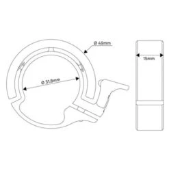 Sonnette Pour Vélo Oi Classic Large Knog -Lecyclo Vélo Promos Boutique sonnette pour velo oi classic large knog full 6