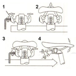 Tige De Selle Vélo 27.2 Suspendue Avec élastomère PM 1000 -Lecyclo Vélo Promos Boutique tige de selle velo 27 2 suspendue avec elastomere pm 1000 full 4