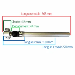 Tige De Selle Vélo 27.2 Suspendue Avec élastomère PM 1000 -Lecyclo Vélo Promos Boutique tige de selle velo 27 2 suspendue avec elastomere pm 1000 full 5