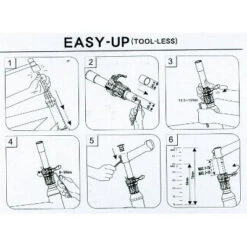 Tube Aheadset à Réglage Rapide En Hauteur Easy Up Satori -Lecyclo Vélo Promos Boutique tube aheadset a reglage rapide en hauteur easy up satori full 4